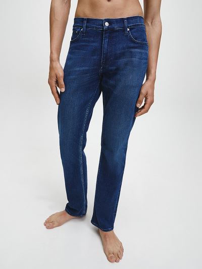 Calvin Klein Ruhák HU180768 | Calvin Klein Straight Férfi Farmernadrág Kék